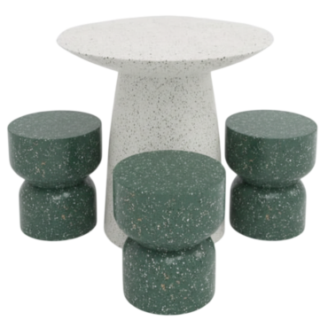 Terrazzo Dining Table Set